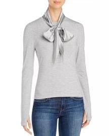 Elie Tahari Elisandra Knit Tie-Neck Top Women - Bloomingdale s at Bloomingdales